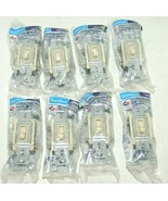 LOT OF 8 Leviton r61 2653-21 CO/ALR 3-Way Quiet Switch IVORY - $81.09 CAD