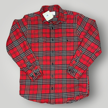 Filson Heavy Cotton Flannel Vintage Flannel Work Shirt Red Green Plaid Men&#39;s M - £73.70 GBP
