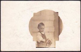 Merton Campbell RPPC Photo Postcard of Little Boy - Conway, NH (1912) - £13.07 GBP