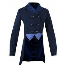 ..Dressage Shadbelly by Kaki Child Youth Size 12 Midnight Blue image 1
