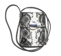 NWT MW MOST WANTED Black White Python Crossbody Handbag - $55.99