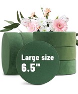 Max Shape 6 Packs Round Floral Foam Blocks6.5&#39;&#39; Large Dry Floral Foam for  - $49.83 CAD