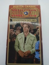 Billy the Kid Stagecoach Outlaws VHS Video Tape vhs8042 - £7.58 GBP
