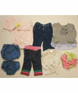 Girls Clothes Lot Size 6M 6-12M 8pcs Swim Gymboree Jeans Silk Top Outfit... - $38.16 CAD