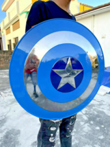 Avengers Captain America shield 24&quot; metal shield halloween Costume Prop shield - £84.66 GBP