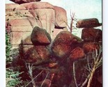Balanced Rock Sherman Hill Wyoming WY 1908 DB Postcard Q2 - $4.90