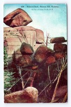 Balanced Rock Sherman Hill Wyoming WY 1908 DB Postcard Q2 - £3.92 GBP