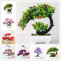 Artificial Bonsai Seeds Tree Plant Potted Flowers Decor Purifier Absorbent Home  - £4.24 GBP+