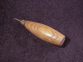 Vintage Oak Wooden Handle Pick Hand Tool, Wood, Old - $8.95