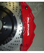 BMW Alpina Logo Premium Quality Brake Caliper Decals Kit Stickers M3 M4 ... - $11.00