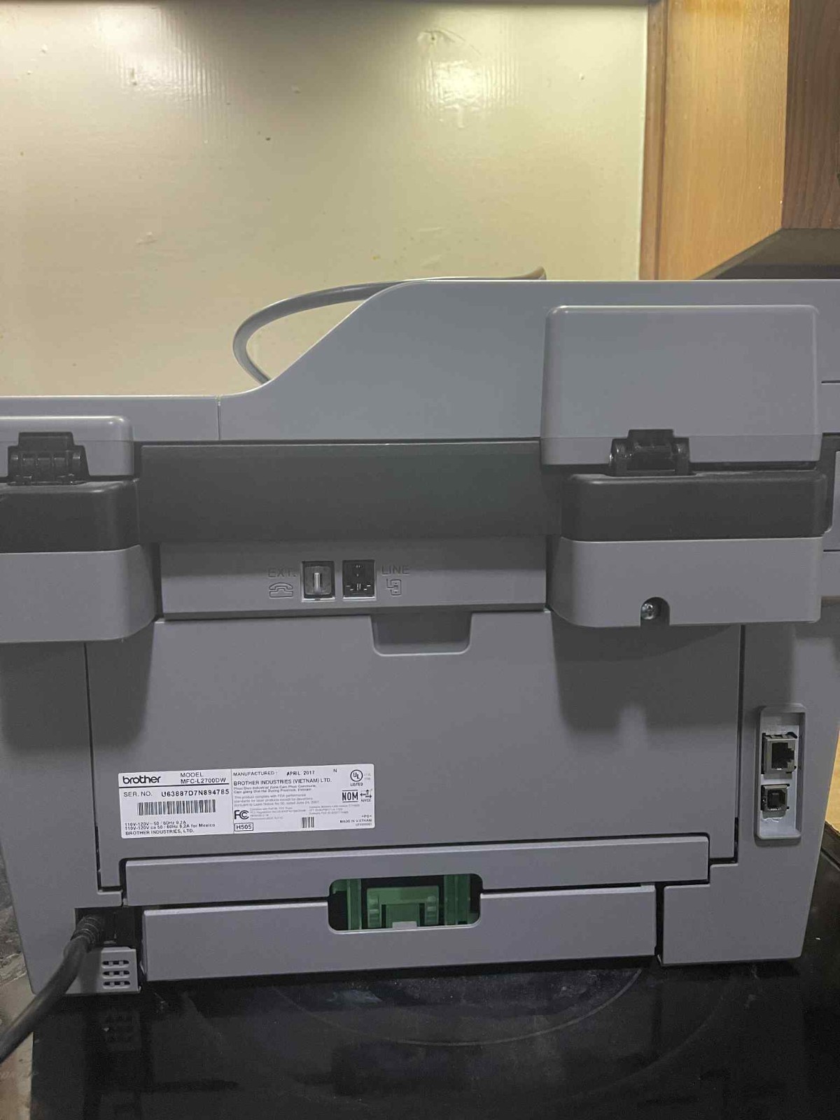 Brother MFC-L2700DW Wireless All-in-One Laser Printer – Toner 80% Item image 9