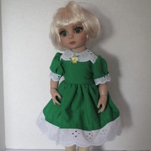 Kelly Green dress made to fit 10 inch Tonner and Boneka dolls - £9.40 GBP