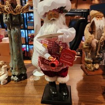 NEW St. Nicholas Square Chef Santa/Baking Santa 17 in. figurine statue - $45.34