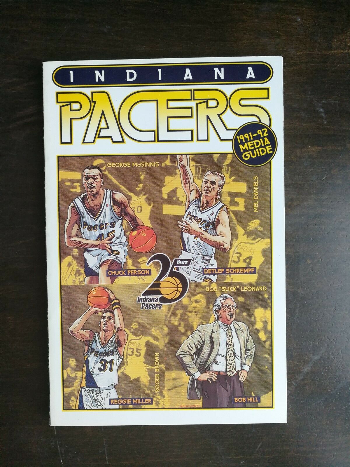 Primary image for Indiana Pacers Reggie Miller 1991-1992 NBA Basketball Media Guide