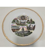 Vintage Utah Ut Souvenir 10 3/8&quot; Porcelain Decorative Plate - $345.63 MXN