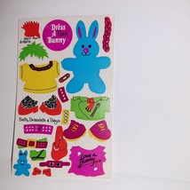 Super Rare 1983 Sandylion Activity Vintage Stickers Dress A Punk Bunny - £69.77 GBP