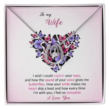 To My Wife Necklace. Anniversary or Christmas Gift for Wife. For Her. Wi... - £28.94 GBP+
