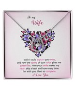 To My Wife Necklace. Anniversary or Christmas Gift for Wife. For Her. Wi... - £28.76 GBP+
