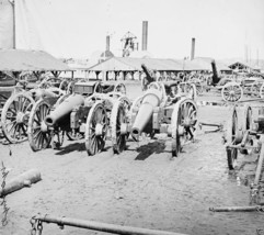Captured Confederate Siege Guns Richmond Virginia 1865 - 8x10 US Civil War Photo - $8.81