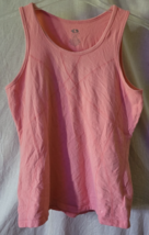 Women&#39;s Athletic Works Tank Top Size Large Pink Pullover Stretchy Workou... - $10.99
