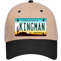 Kingman Arizona Novelty Khaki Mesh License Plate Hat - £22.66 GBP