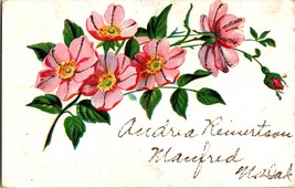 Vintage Embossed Flower Greetings Postcard (C13) - £5.14 GBP