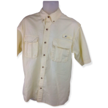 WORLD WIDE SPORTSMAN Fishing Shirt Mens Sz M Short Sleeve Vented Shirt Y... - $12.34