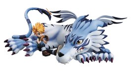 Megahouse Digimon Adventure: Garurumon &amp; Yamato GEM PVC Figure - £282.78 GBP