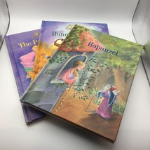 Lot 3 Bright Sparks Kids Books Fairy Tales Rapunzel Rumpelstiltskin Princess Pea - £15.97 GBP