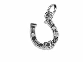 Horseshoe Charm pendant .925 Sterling Silver - $24.99