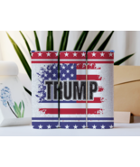 New - Red White &amp; Blue Trump 2024 MAGA 20 oz Skinny Tumbler - $31.24 CAD