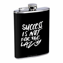 Lazy Success Em1 Flask 8oz Stainless Steel Hip Drinking Whiskey - £11.69 GBP