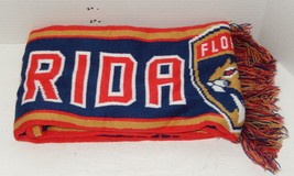 Florida Panthers NHL Hockey Long Woven Knit Scarf 51&quot; w/Ford Blue Oval SGA - $24.70