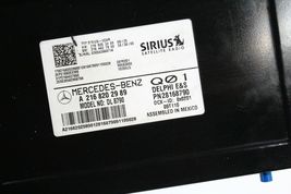 2008-2011 MERCEDES BENZ C300 W204 SIRIUS SATELLITE RADIO RECEIVER MODULE J9654 image 5