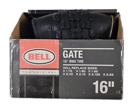 Bell Gate 16&quot; Black BMX Bicycle Tire New - £13.95 GBP
