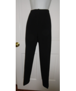 AKRIS PUNTO BLACK SLIM LEG PANT ELASTIC WAIST SIZE 6 - $68.56 CAD