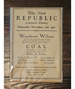 The New Republic Published Weekly, Wednesday November 17th 1920 Vol XXIV... - $58.43 CAD