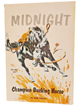 Midnight Champion Bucking Horse 1965 Sam Savitt Vintage Paperback 2nd Printing - $11.30