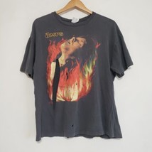 The Doors Shirt Jim Morrison Set The Night On Fire True Vintage 90S Size Xl Usa - £45.18 GBP