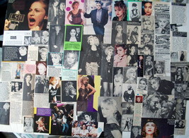 MADONNA ~ Sixty-Five (65) Color and B&amp;W Vintage CLIPPINGS from 1985-2001 - $8.37