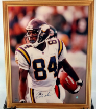 Randy Moss Minnesota Vikings Autographed framed photo 16&quot;x20&quot; 57of 208 - £275.22 GBP