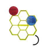 Happy Labor Day and Hexagon Set Of 4 Cookie Stamps And Cutter Made In US... - $22.48 CAD