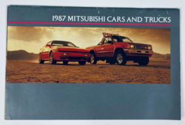 1987 Mitsubishi Cars & Trucks Dealer Showroom Sales Brochure Guide Catalog - $9.45