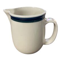 Tienshan Kitchen Colors “Bazion” Cream Pitcher – Ivory with Blue Band – ... - $13.50
