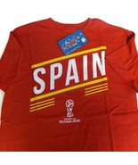 2018 FIFA World Cup Russia Fifth Sun SPAIN Stripe T Shirt Mens Size Medium - $17.57