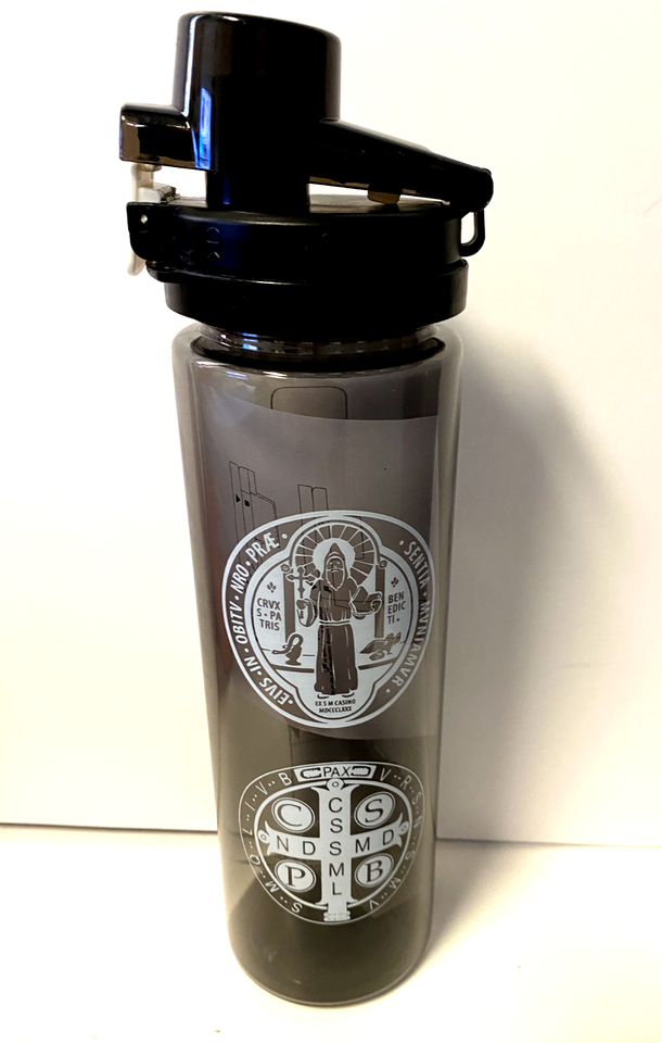 Saint Benedict 24 oz. Water Bottle New #AB-146