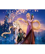 Disney Tangled Flynn Rider Max Rapunzel Birthday 1/2 Size Sheet Cake Top... - €23,77 EUR