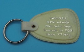Vintage Swissvale Bowl A Rama Pennsylvania Advertising Key Ring - £29.05 GBP