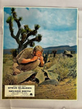 Nevada Smith Steve McQueen in desert original French lobby card 9x11 inches - $750.84 MXN