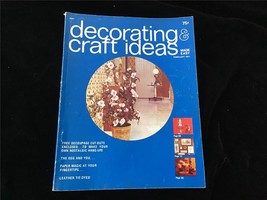 Decorating &amp; Craft Ideas Magazine February 1971 Decoupage, Leather Tie-Dyes - $10.00